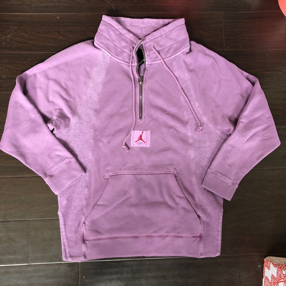 Jordan Brand Purple Oversized Washed Sweater Small